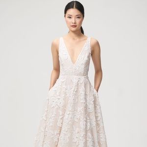 Jenny Yoo Lela Gown Ivory & Blush Wedding Dress